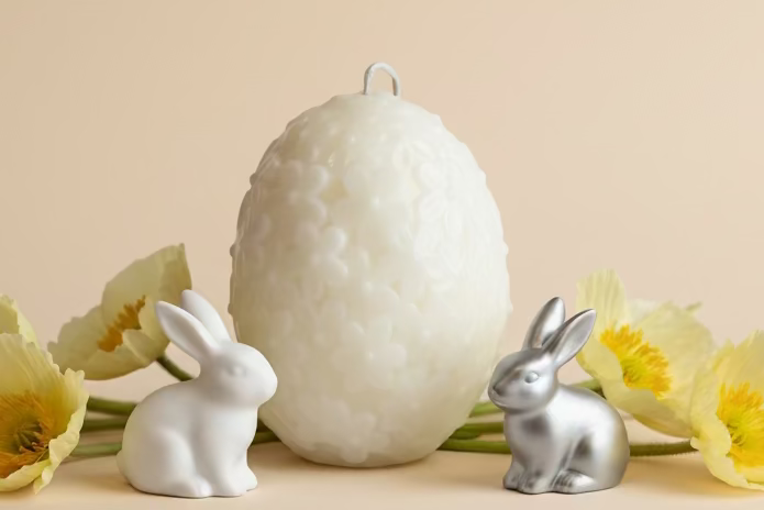 Large Floral Egg