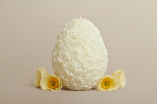 Large Floral Egg