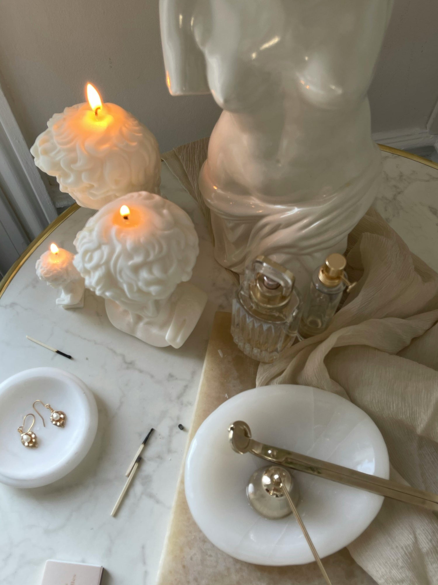 candle holder soy wax handmade vegan 